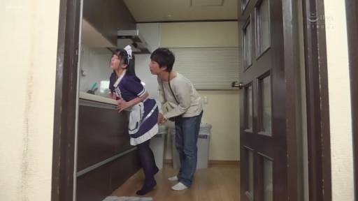 腰を曲げる · 长袖T恤 · 全景 · キッチン · 嫌がらせ · 流理台 · 羞耻 · jable