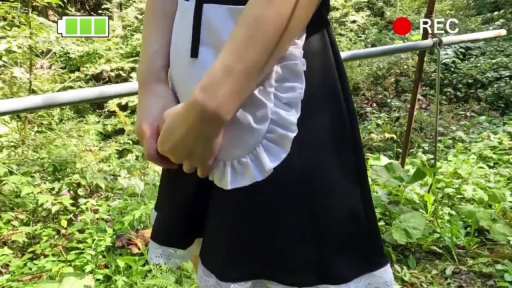 站立 · 女仆装 · 静止 · 腹部特写 · 森林 · 录屏UI