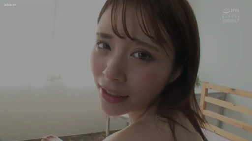 Close-up of the face · Fully nude · Bedroom · Smile · Prone position · 注视镜头 · 长发 · 木质床架