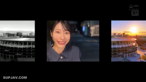 站立 · 中景 · 微笑 · 对视 · 街道 · 三分屏 · 肩带 · 深蓝色衬衫