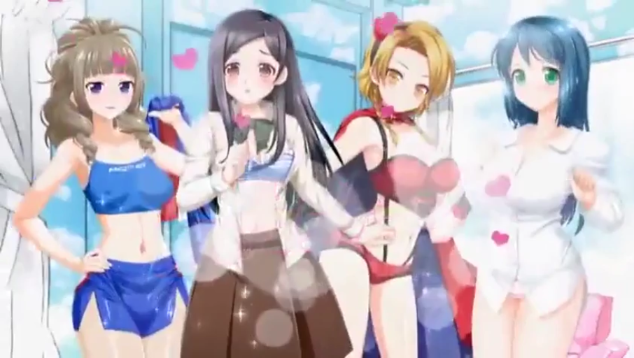 Indoor · Medium shot · Standing Posture · Swimsuit · 二次元 · 脸红 · seductive · 爱心特效