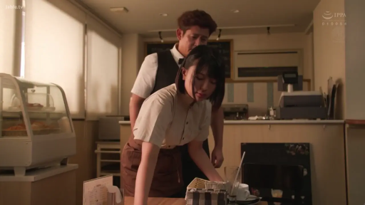 咖啡店 · 咖啡店制服 · 背后弯腰