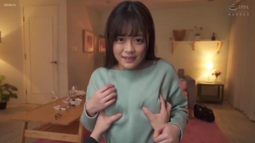 中景 · 站姿 · 客厅 · 茶几 · 第一人称 · 腼腆 · 隔衣抚摸 · 绿色卫衣