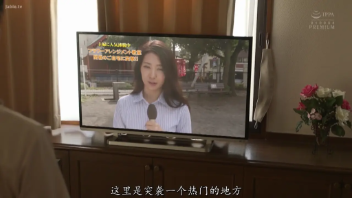 中景 · ストライプシャツ · 自然 · リビング · 正面 · 放送 · 电视 · 日本