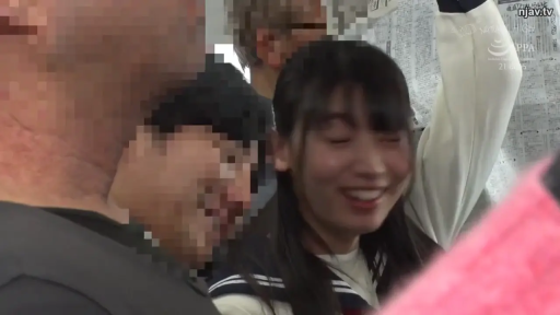臉部特寫 · 站立 · 扶手 · JK制服 · 害羞 · 電車 · 公共場合 · 痴汉行为