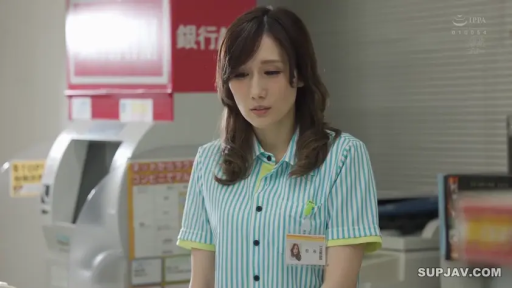 忧郁 · 站立 · 中景 · 职场女性 · 便利店 · 便利店制服 · 待机 · ATM机