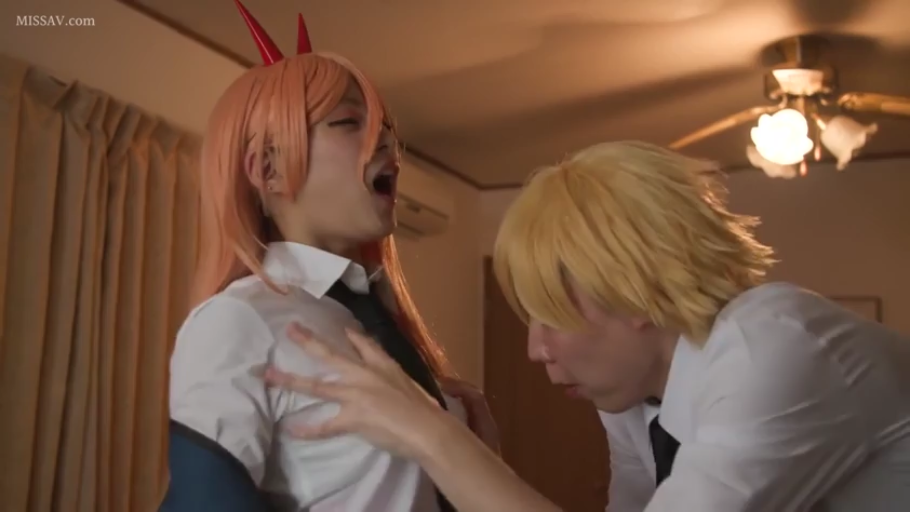 胸部 · 揉乳 · ロールプレイング · 寝室 · 銷魂 · シャツ · 恶魔角 · 挺身