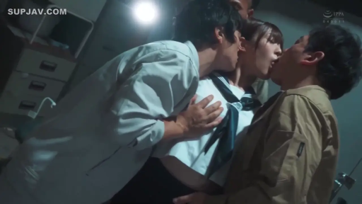 室內 · 迷離 · 站姿 · 半身 · 多人 · 水手服 · 文件柜 · 多人亲吻