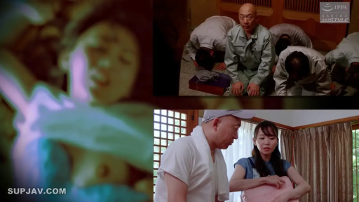 Indoor · Serious · 胸部 · Work clothes · Mature woman · Towel · 道歉 · 土下座