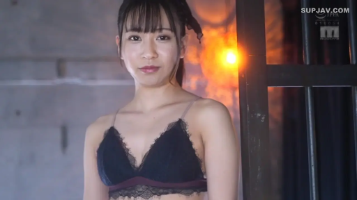 站姿 · 微笑 · 注视 · 上半身 · 铁笼 · 日系 · 黑色蕾丝内衣 · 牢笼