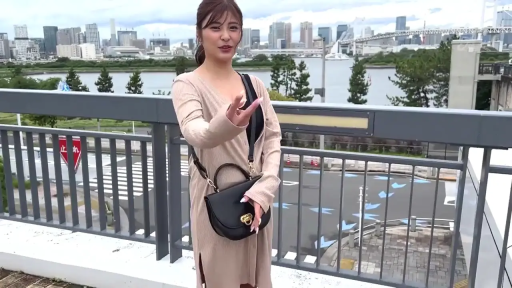 上半身特写 · 开怀大笑 · 正面に立って · 针织开衫 · 海滨公园 · 户外录像 · 单肩皮包 · 城市建筑群