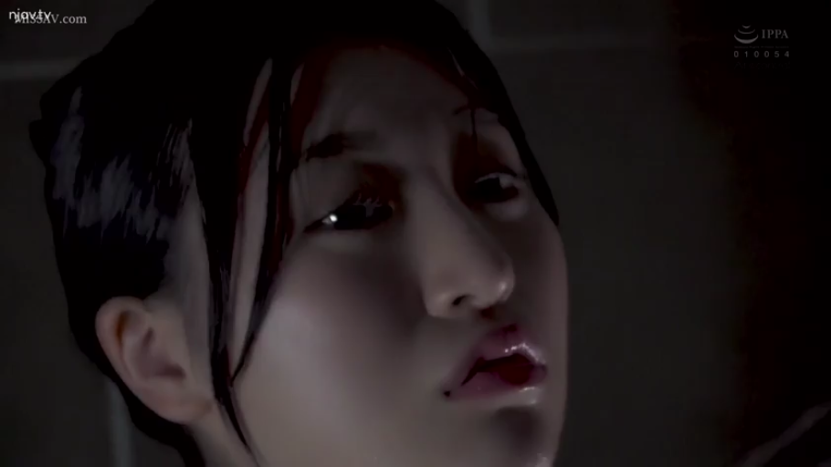 室内 · 脸部特写 · 裸体 · 仰头