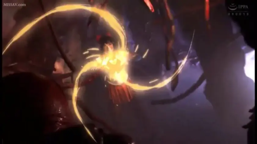 站立 · 遠景 · ぼかし · 戦闘 · 触手 · 巫女服 · 洞穴 · 奇幻