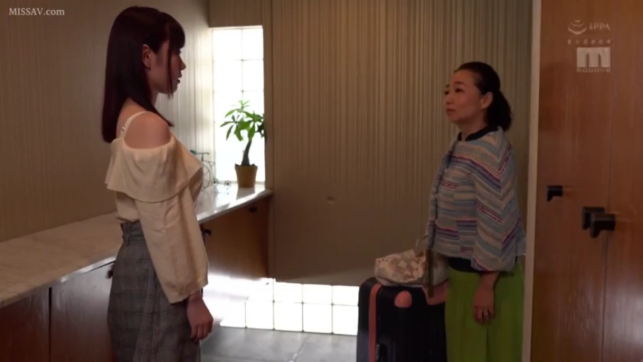 Serious · Whole body · Suitcase · Plot · 谈话 · 露肩装 · 室内玄关 · 站立对视