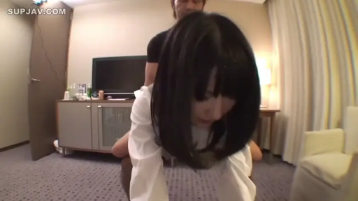 頭を下げる · 性行為 · 中景 · 白衬衫 · ホテルルーム · 后入姿势 · 情色 · 电视柜