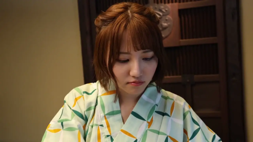 坐姿 · 和室 · 中景 · 浴衣