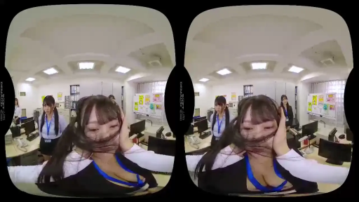 面部 · 办公室 · 电脑 · 职业装 · 惊恐 · 挣扎 · 拘束 · VR视角