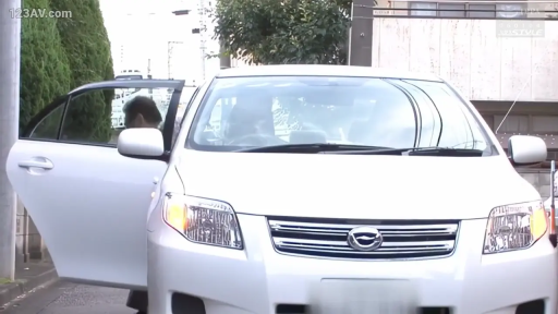 生活化 · 否 · 休闲服 · 街头 · 准备上车 · 白色轿车 · 迈步