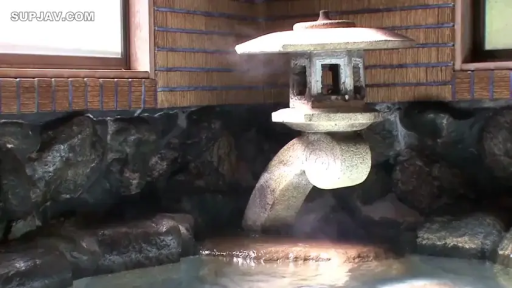 温泉 · 蒸汽 · 石灯笼