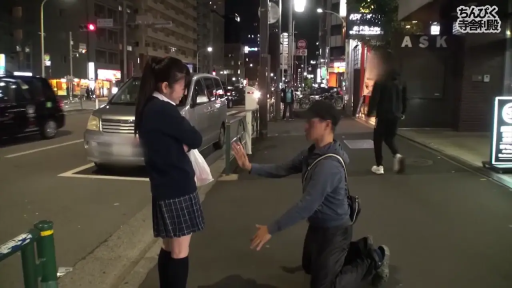 全身 · 平静 · 街道 · JK制服 · 搭讪 · 汽车 · 夜晚 · 下跪