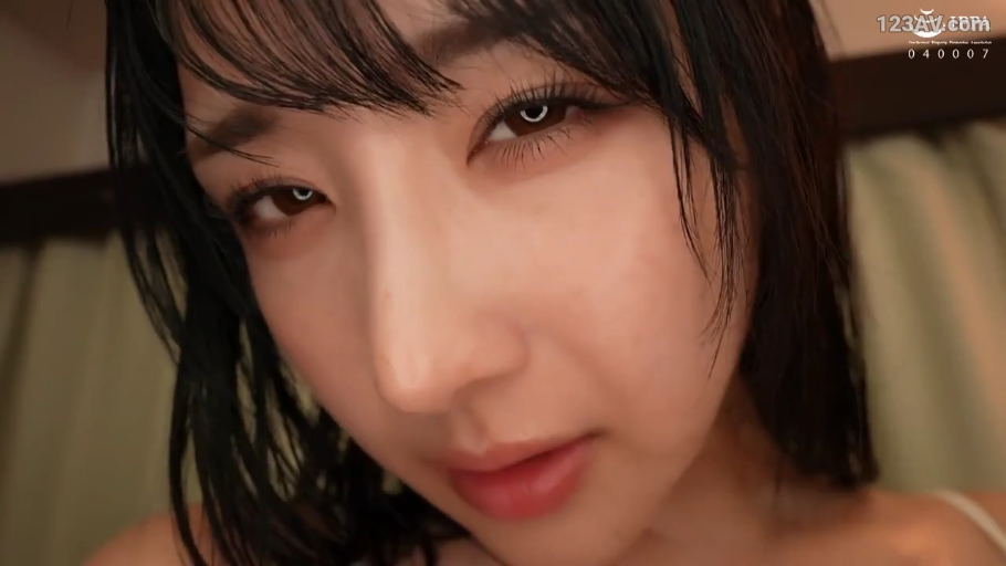 俯身 · 卧室 · 面部特写 · 注视 · 诱惑 · 湿发 · 吊带