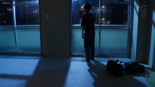 室内 · 站立 · 全景 · 休闲服 · 包袋 · 观望 · 夜晚