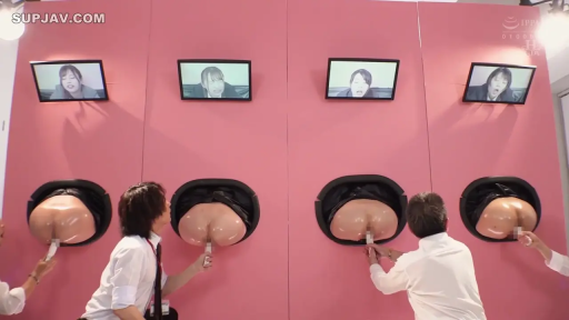 专注 · 跪姿 · 西裤 · 远景 · 荣耀之洞墙 · 异物插入 · 粉色影棚 · 多人主题