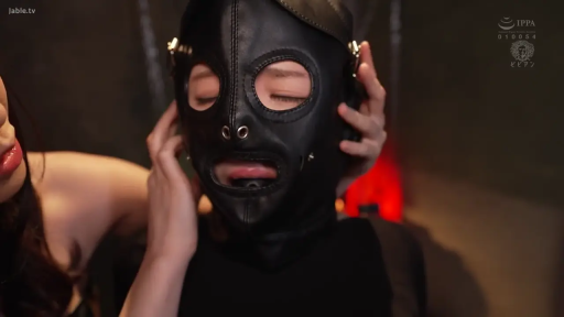 室内 · 头部特写 · 皮革头套