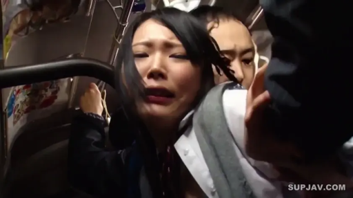 面部 · グレーなベスト · 站姿 · 嫌がらせ · 哭泣 · 痴汉 · 电车 · 电车扶手