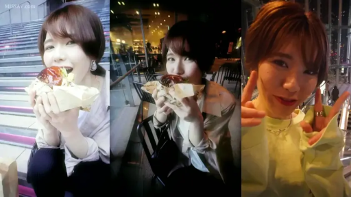 户外 · 比耶 · 用餐 · 开心 · 汉堡 · 休闲日常服 · 拼接人像 · 多图拼合