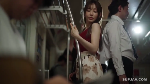 中景 · 平静 · 地铁车厢 · 手扶立柱 · 碎花长裙 · 车厢扶手 · 乘坐地铁