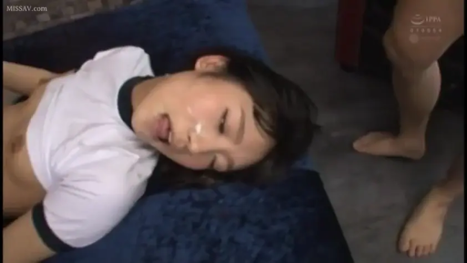 Indoor · Close-up of the face · Supine · Gymnastics uniform