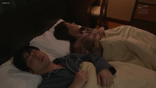 Bedroom · Medium shot · 平静 · Supine · Pajamas · 被子 · sleep · 男女同床