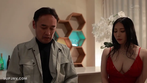 坐姿 · 胸部 · 巨乳 · 客厅 · 交流 · 忧愁 · 装饰柜 · 红色长裙