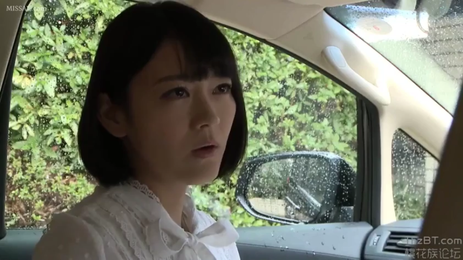 坐姿 · 面部特写 · 凝视 · 车内 · 短发 · 汽车座椅 · 白色蕾丝衬衫 · 忧心忡忡