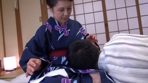 和室 · 中景 · 温柔 · 熟女 · 浴衣 · 掏耳朵 · 膝枕 · 耳勺