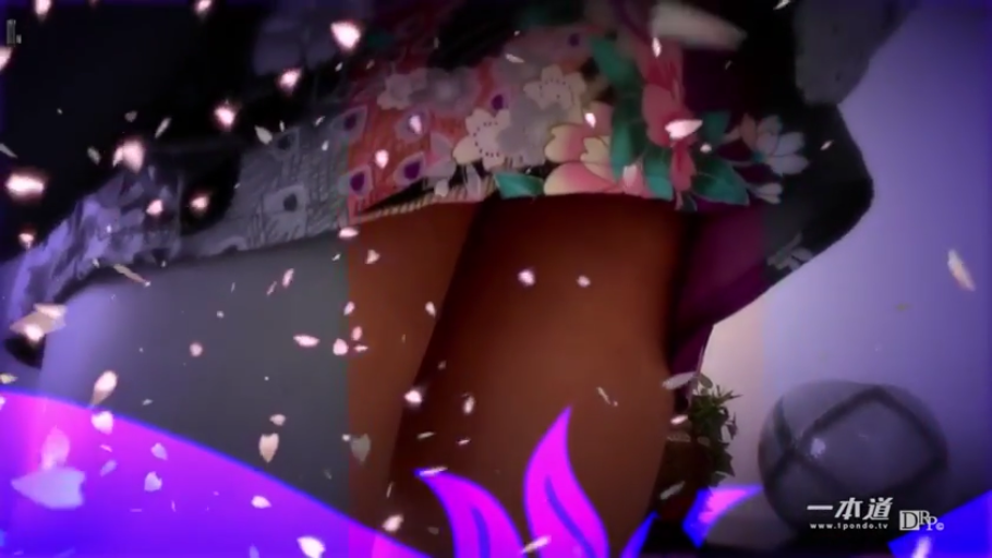 Indoor · Stand · 和服 · 裙底特写 · 樱花瓣