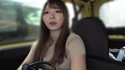 坐姿 · 迷离 · 手提包 · 车内 · 上半身特写 · 长发 · 米色短袖针织衫