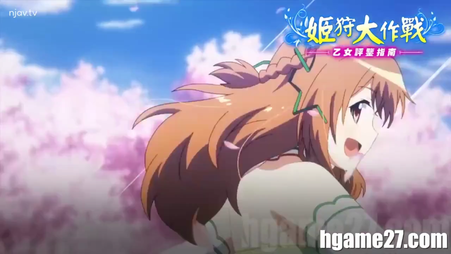 二次元 · 侧脸特写 · 樱花林 · 喜悦 · 发饰 · 欢笑 · 动漫服饰 · 运动