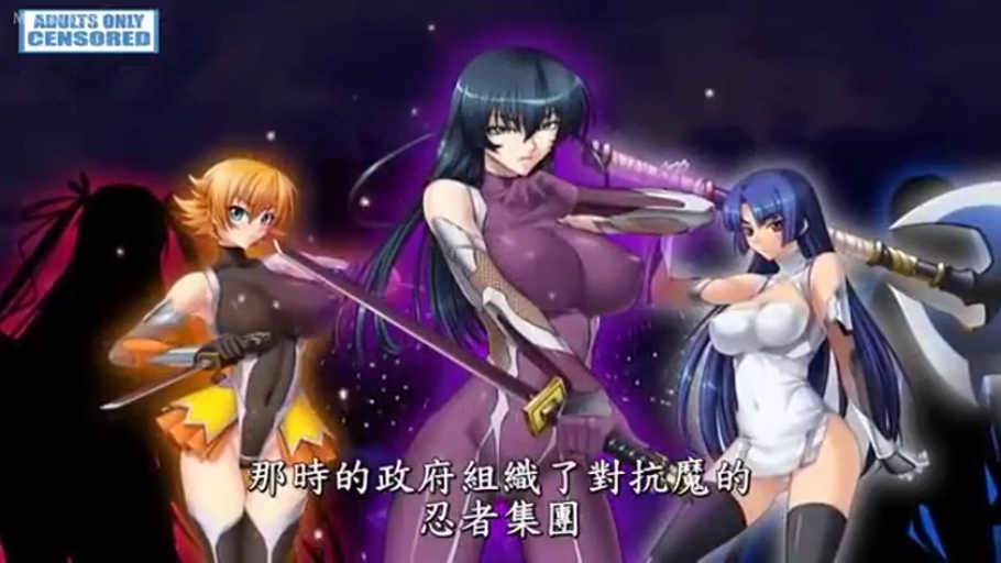 中景 · 战斗姿态 · 暗色背景 · 紧身忍者服