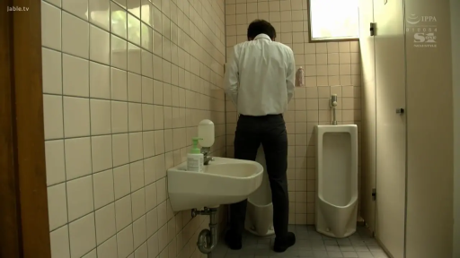 全身 · 商务衬衫 · 公共厕所 · 如厕 · 站立背对