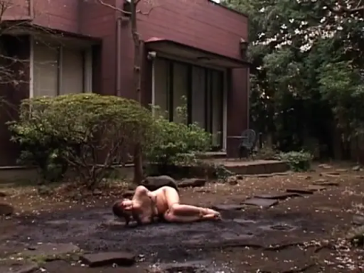 全裸 · 全景 · 捆绑 · 户外花园 · 绳索 · 绳艺 · 无法辨认 · 侧卧蜷缩