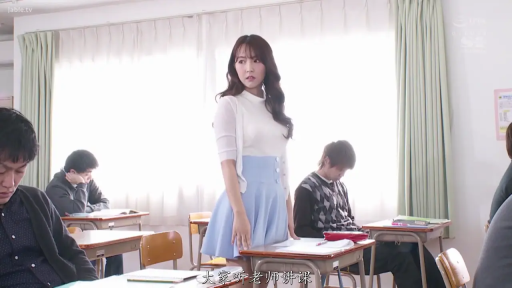 Serious · Classroom · Stand · 文具 · 蓝裙子 · 老师角色扮演 · 巡视