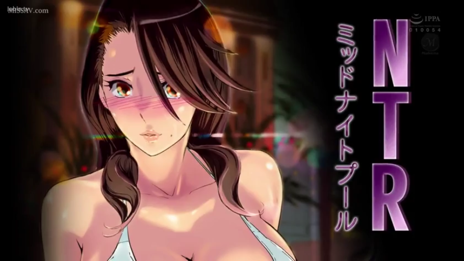 胸部特写 · 比基尼 · 正面 · 泳池 · 动漫 · 脸红