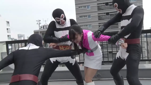 全身 · 天台 · 战队服 · 被擒