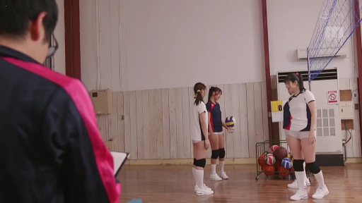 站立 · 全景 · 微笑 · 多人 · 排球 · 运动服 · 体育馆 · 训练