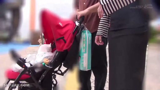 站立 · 手部 · 户外 · 模糊 · 日常服 · 婴儿车 · 推车