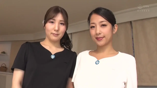 室内 · 站立 · 微笑 · 半身 · 职业装 · 双人 · 合影 · 胸牌