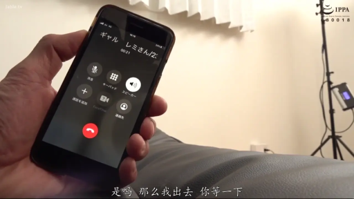 室内 · 字幕 · 常服 · 携帯電話の画面 · スマートフォン · 手持 · 拨打电话