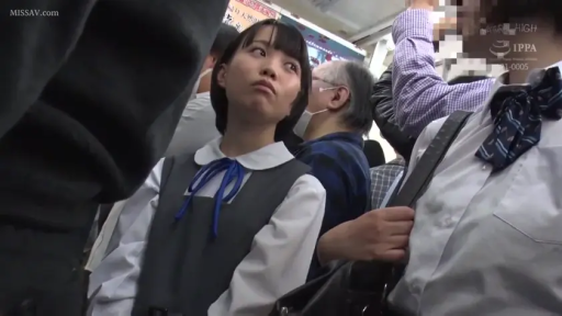 面部 · 站立 · 呆滞 · 乘车 · JK制服 · 电车 · 书包